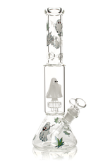 Red Eye Glass 12" Dual Chamber Ghoulish Bong by Red Eye Glass