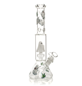 Red Eye Glass 12" Dual Chamber Ghoulish Bong by Red Eye Glass