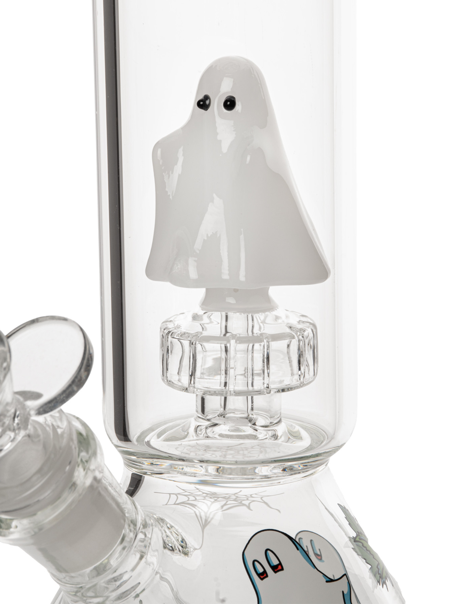 Red Eye Glass 12" Dual Chamber Ghoulish Bong by Red Eye Glass