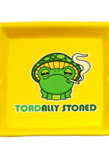 Toadally Stoned Ceramic Ashtray - 4.7" x 4.7"