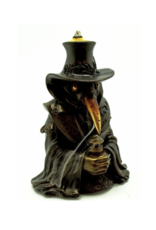 Plague Doctor Backflow Incense Burner - 7"