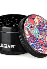 Pulsar Symbolic Tiles 2.5" 4 Piece Grinder by Pulsar - Artist Series