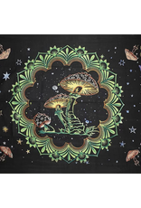 ThreadHeads Mushroom Mandala Tapestry - 55" x 83"