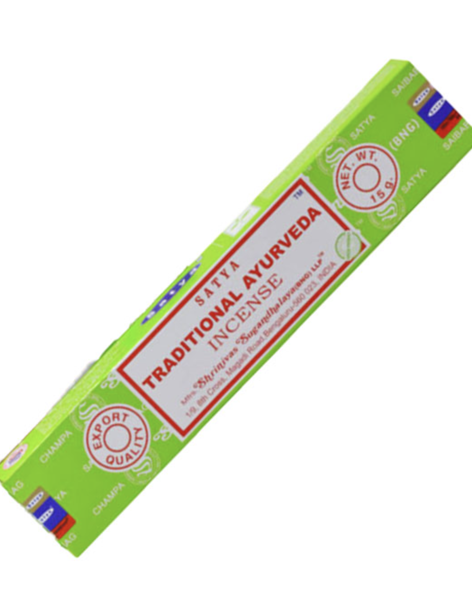 Satya Ayurveda Incense Sticks (15 Gram Box)