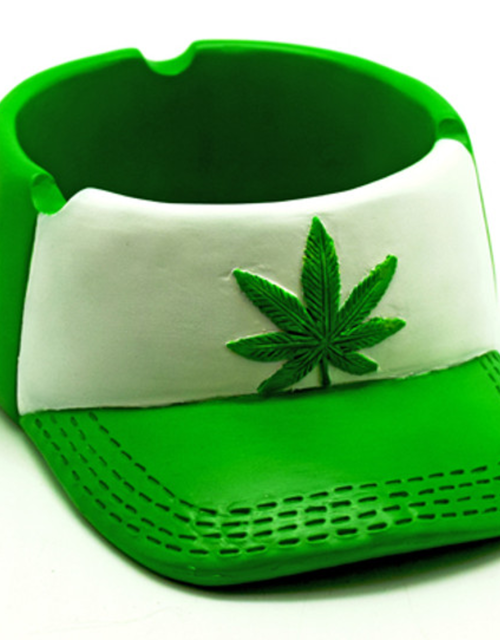 Hemp Leaf Baseball Cap Ashtray