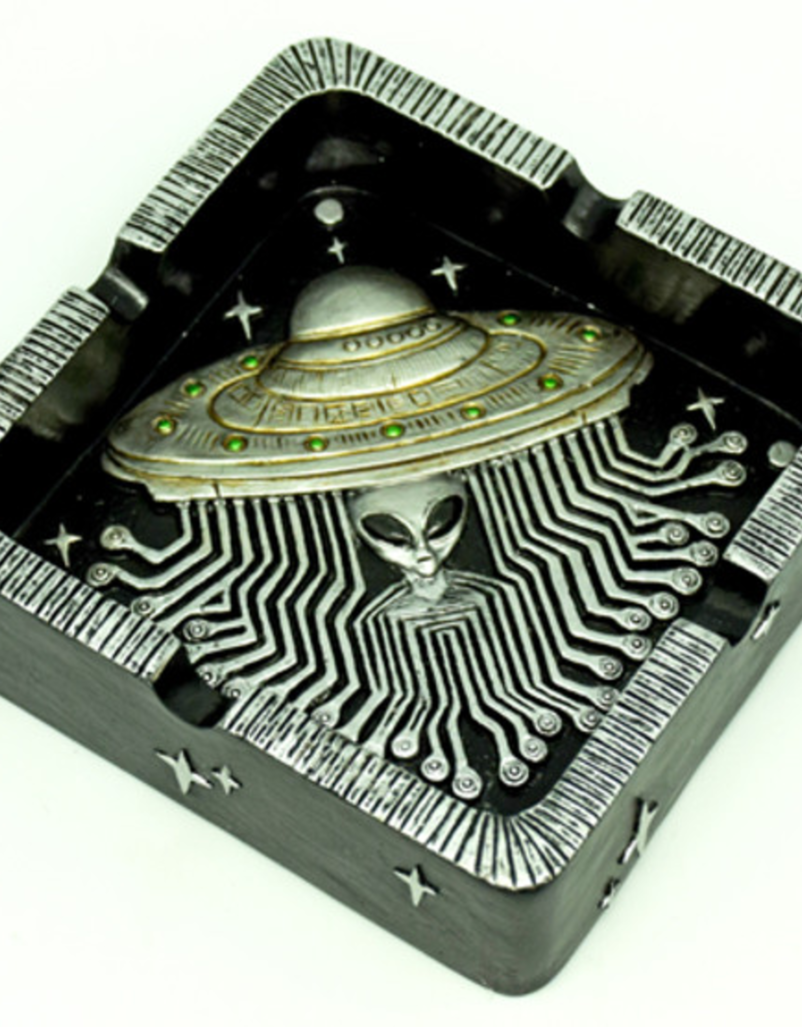 4.5" Alien Ship Circuit Ashtray