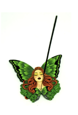 5.5" x 5" Green Fairy Incense Burner