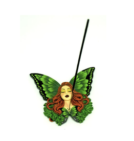 5.5" x 5" Green Fairy Incense Burner