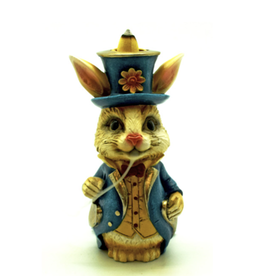 Alice In Wonderland Rabbit Backflow Cone Incense Burner - 6.25" Alice In Wonderland Rabbit Backflow Cone Incense Burner - 6.25"