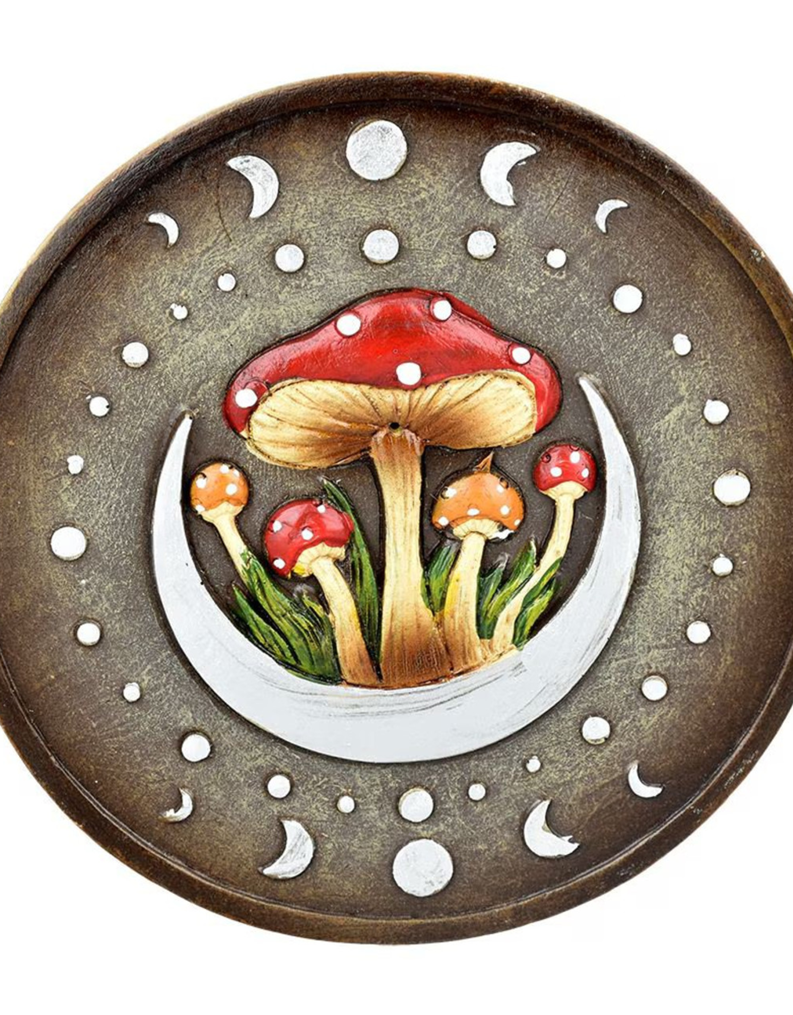 Moon Mushrooms Incense Burner