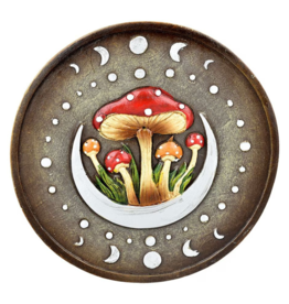 Moon Mushrooms Incense Burner