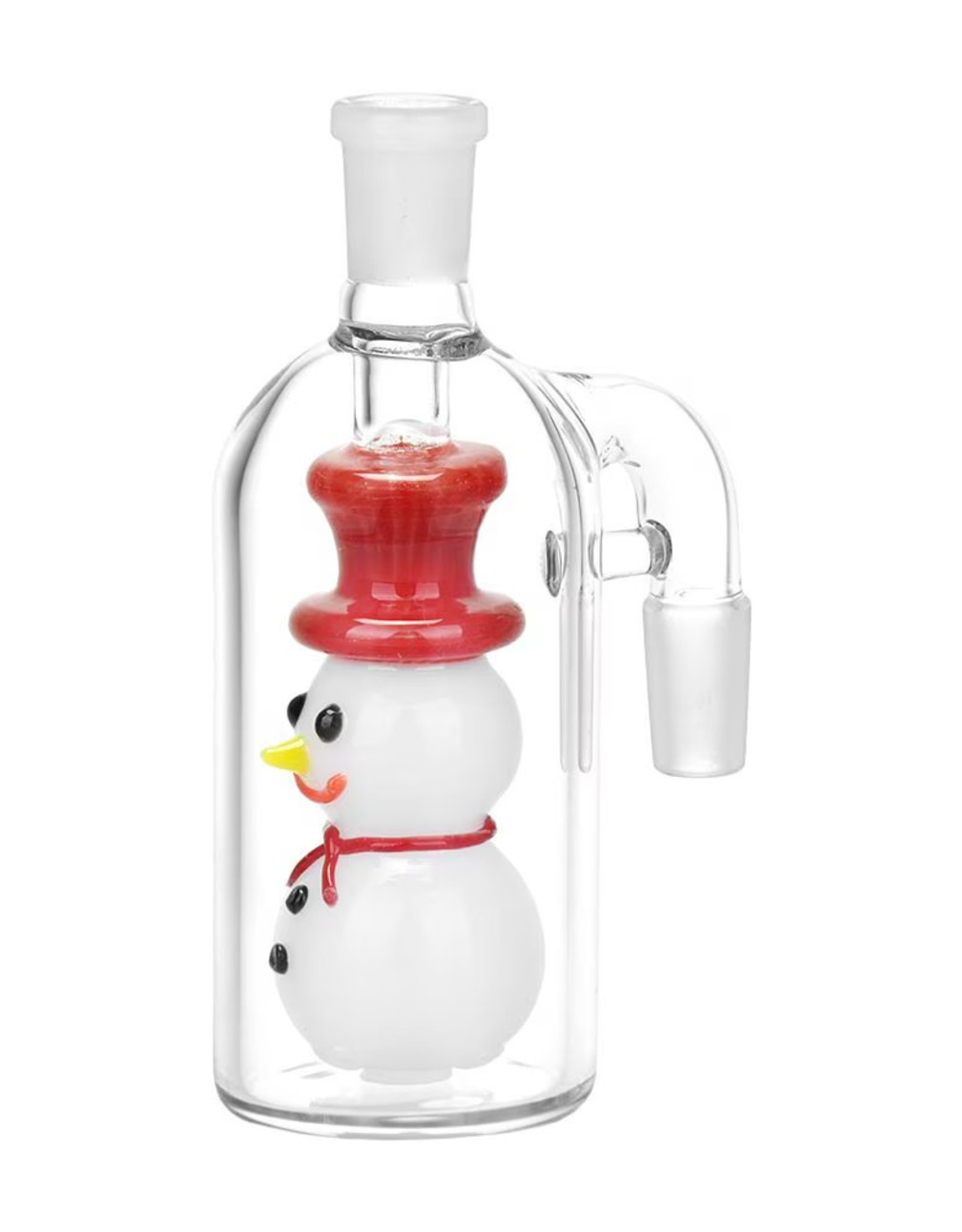 14mm 90° Snowman Glass Ashcatcher