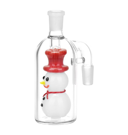 14mm 90° Snowman Glass Ashcatcher