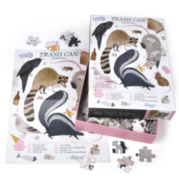 Trash Can Creatures Puzzle - 250 Piece