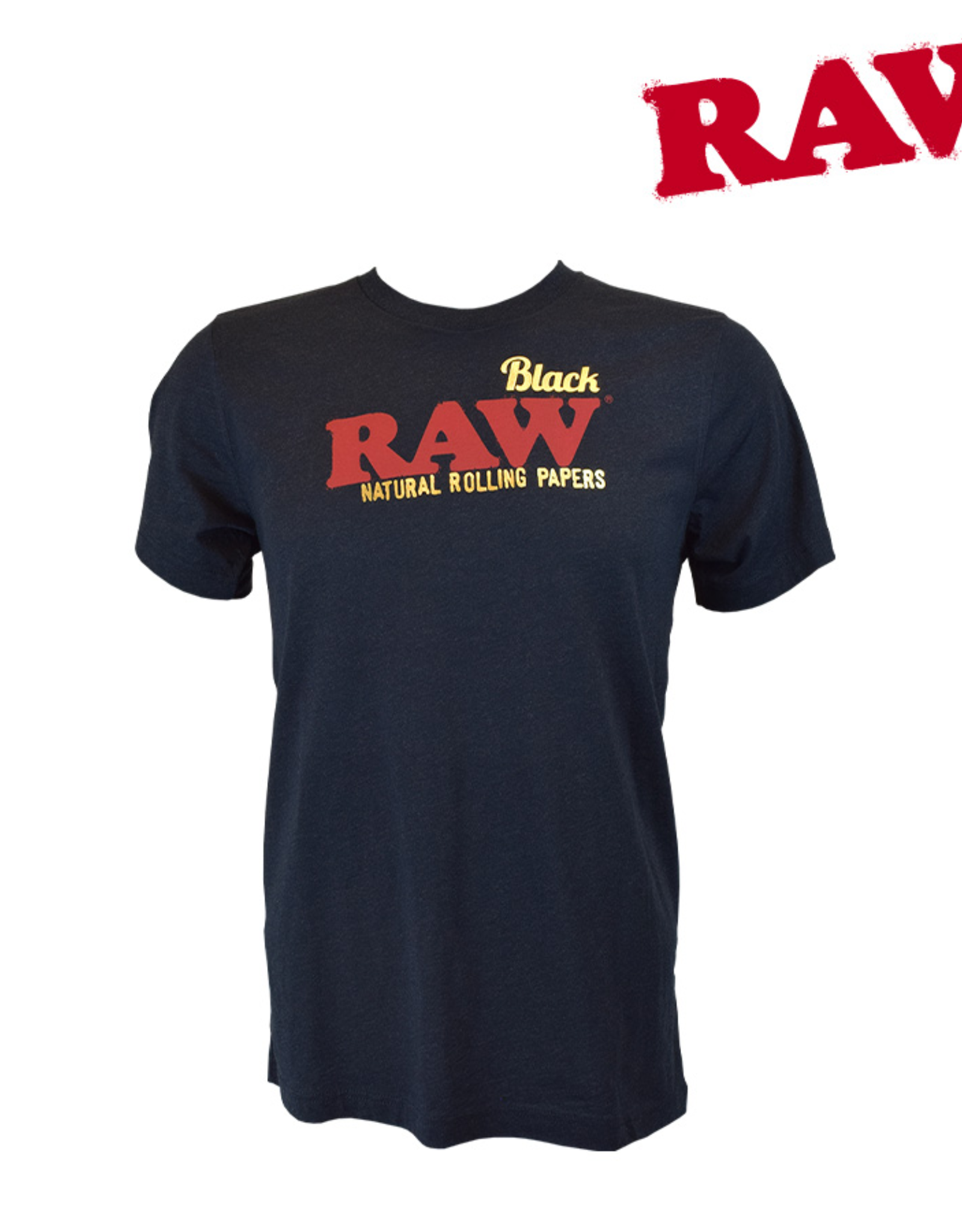 RAW RAW Gold Foil Black T-Shirt
