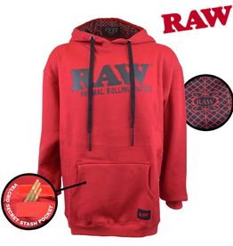 RAW RPXRAW Red Pullover Hoodie
