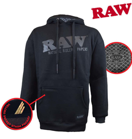 RAW RPXRAW Black Pullover Hoodie