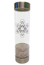 Zenature Rose Quartz Water Infuser Bottle Zenature Rose Quartz Water Infuser Bottle