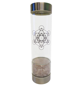 Zenature Rose Quartz Water Infuser Bottle