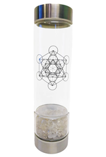 Zenature Clear Quartz Water Infuser Bottle