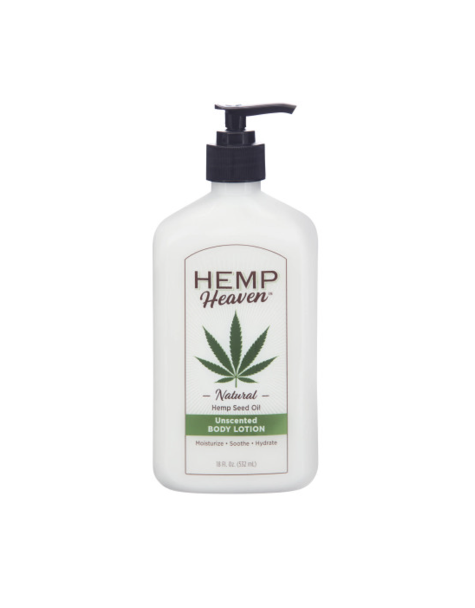 Hemp Heaven Unscented Body Lotion - 18oz