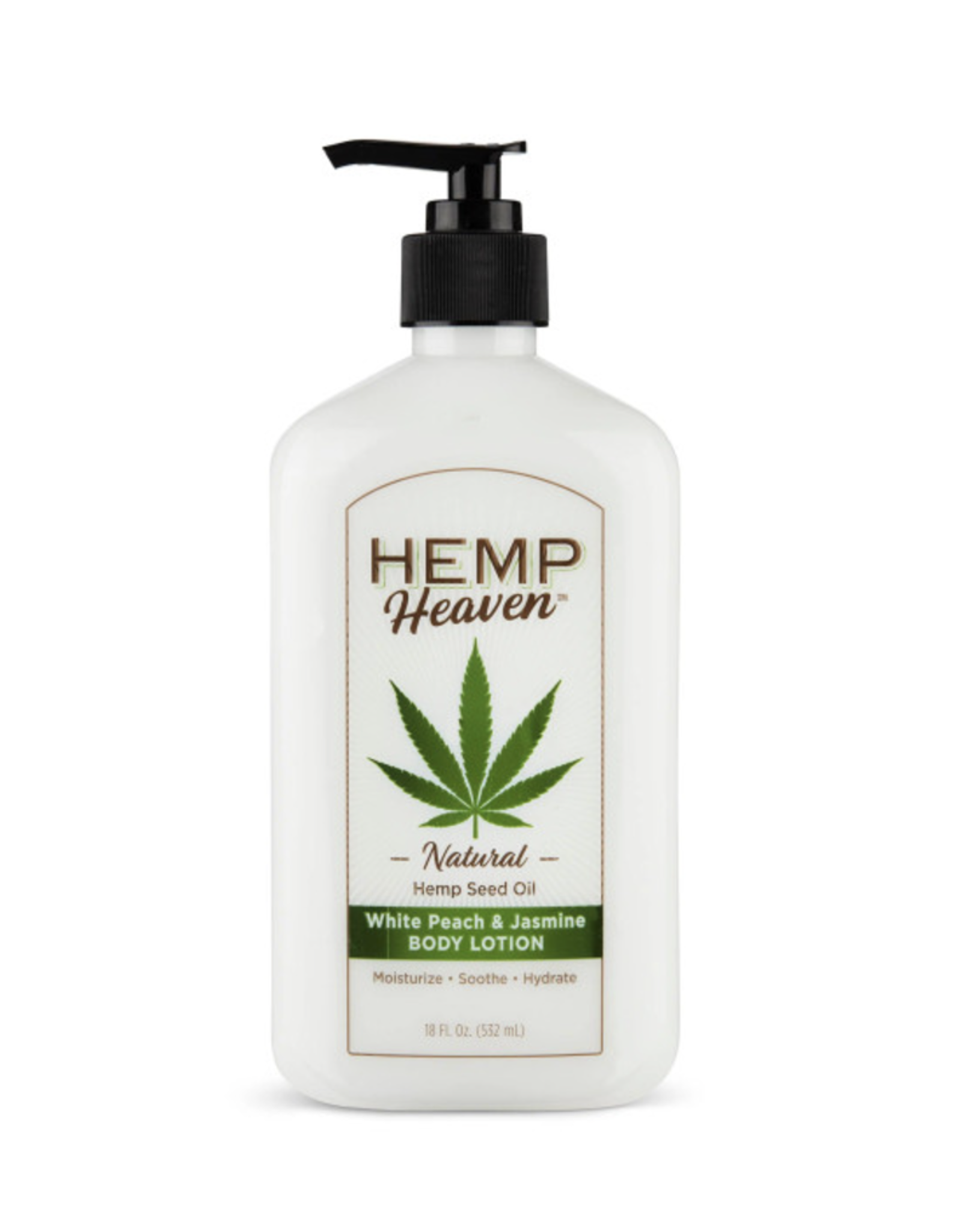 Hemp Heaven White Peach & Jasmine Body Lotion - 18oz