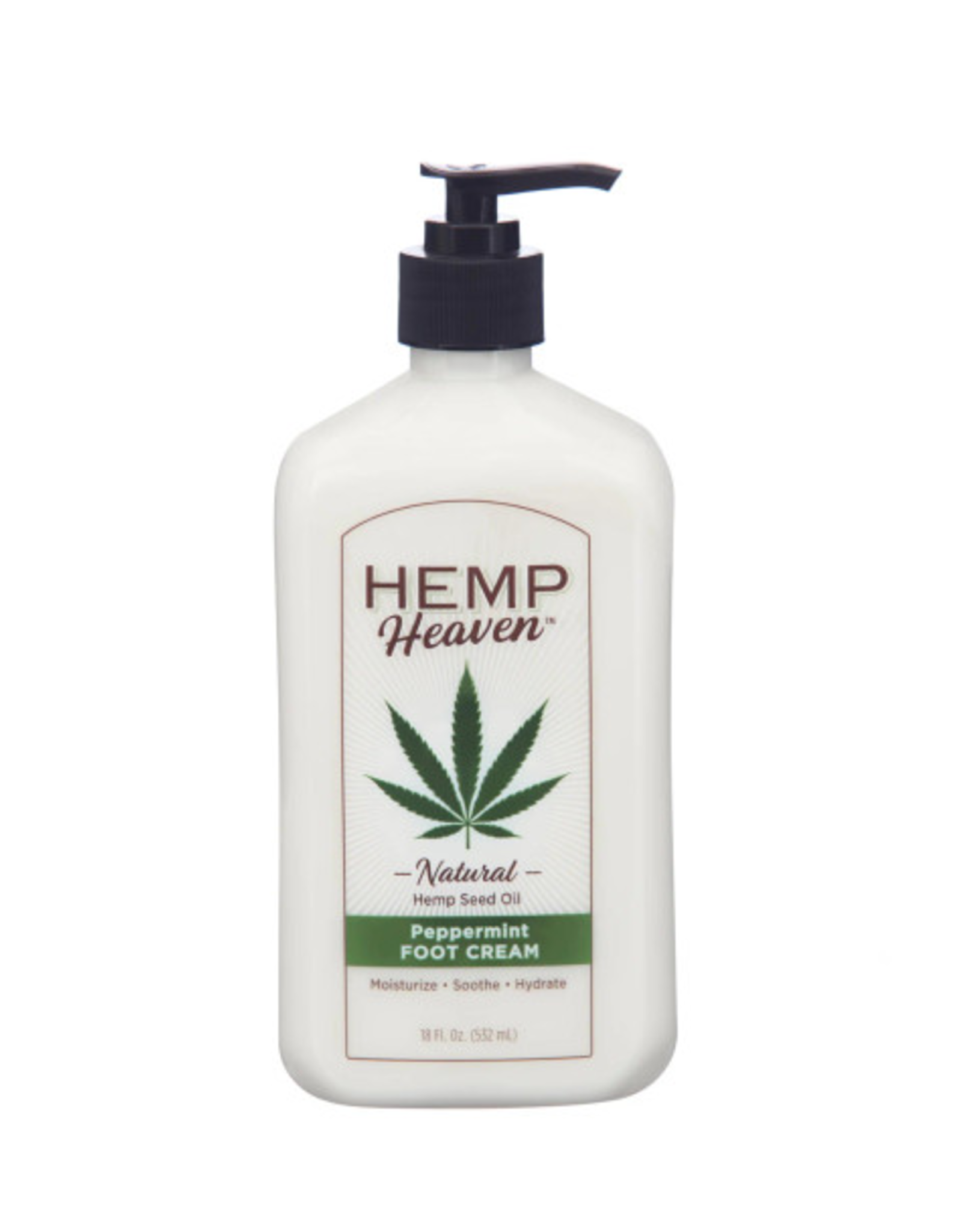 Hemp Heaven Peppermint Foot Cream - 18oz