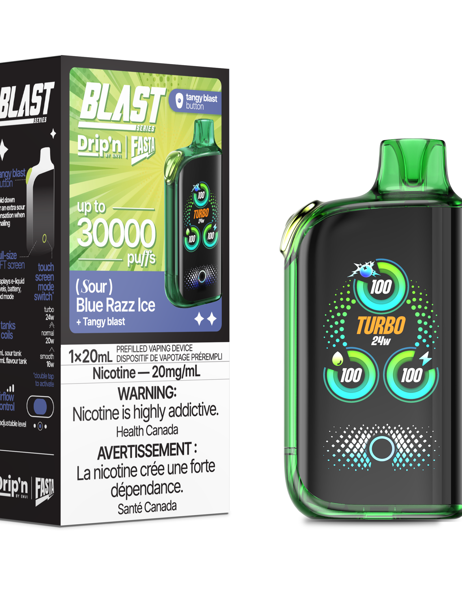 Fasta Blast Sour Series 30K Disposable