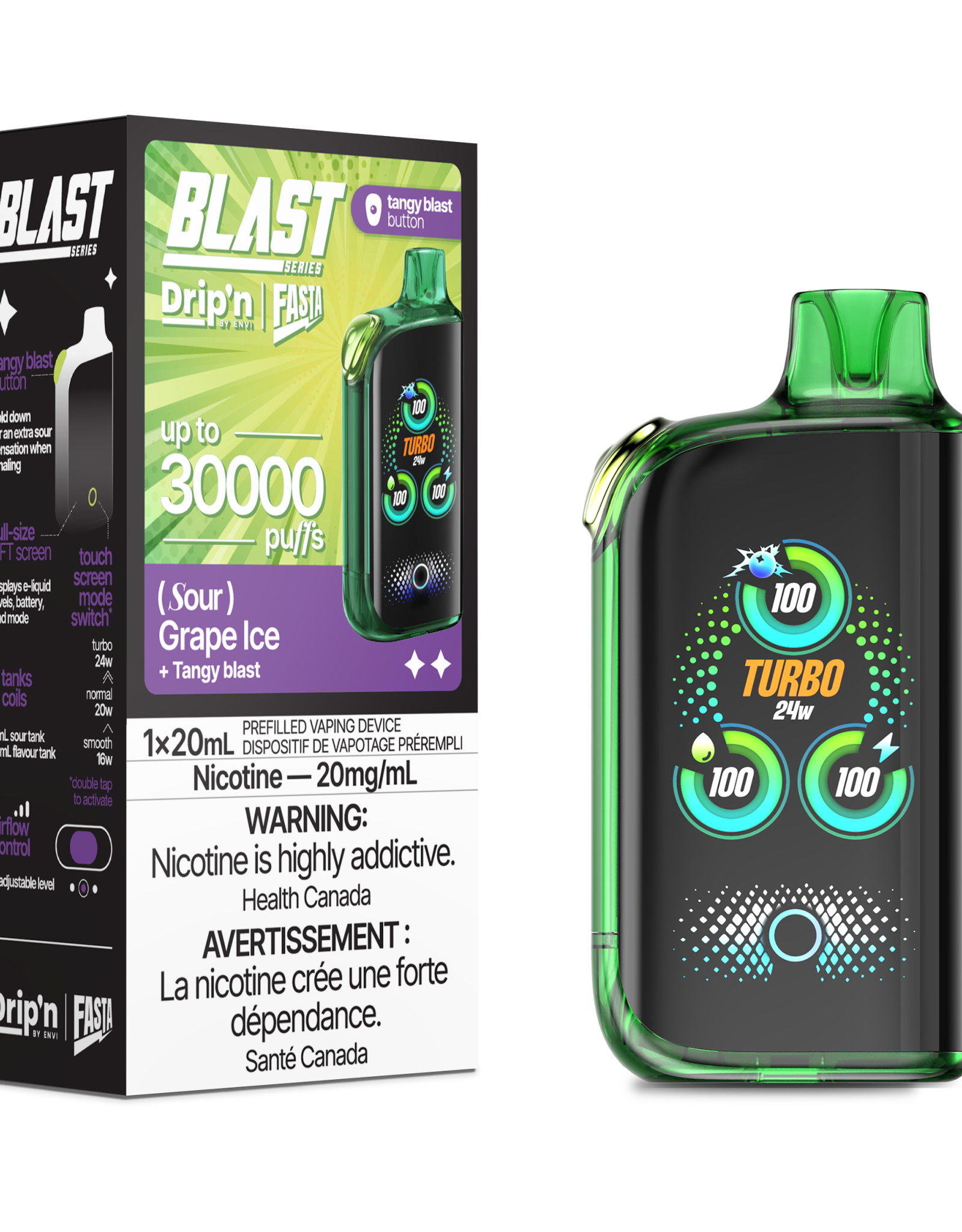 Fasta Blast Sour Series 30K Disposable