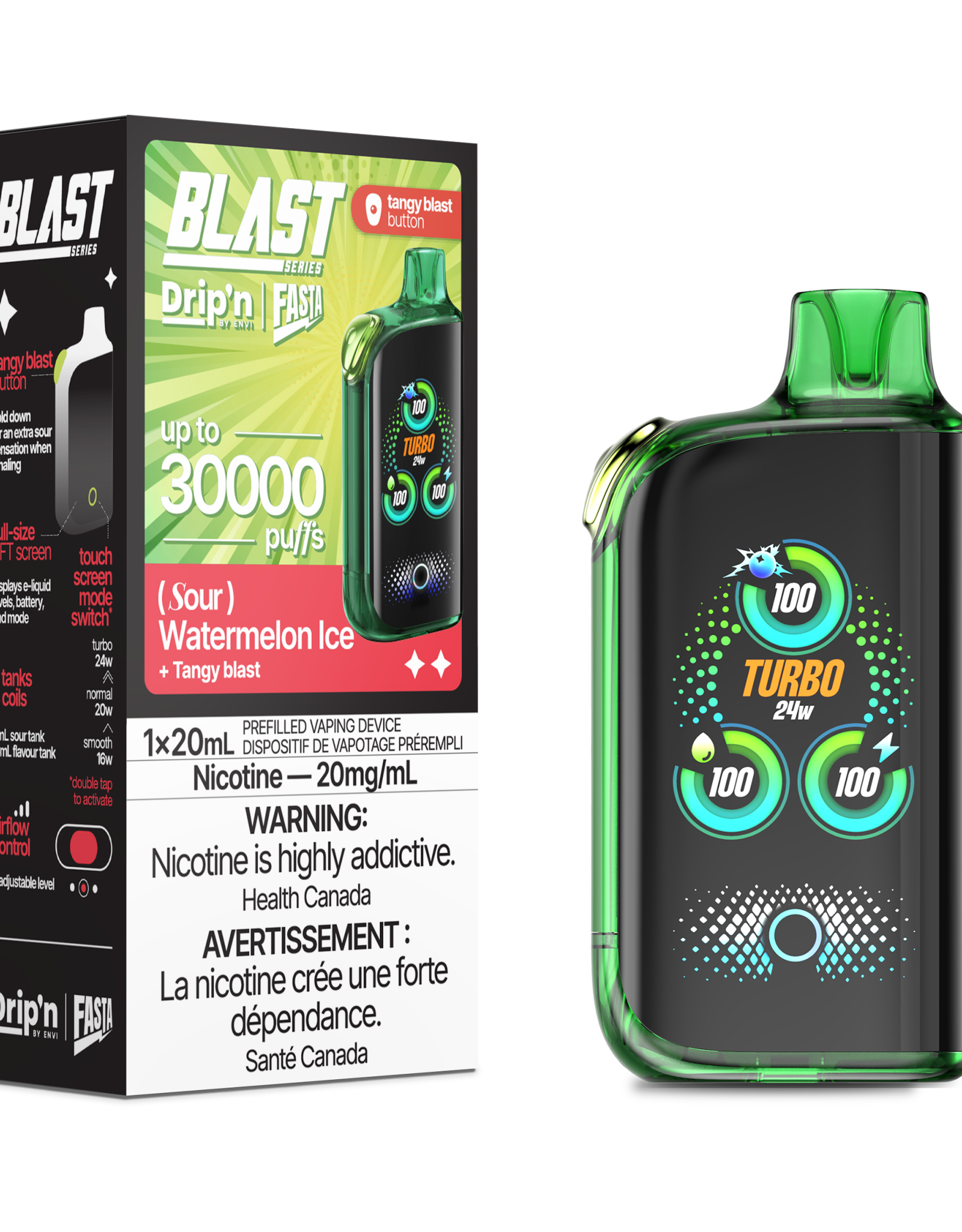 Fasta Blast Sour Series 30K Disposable