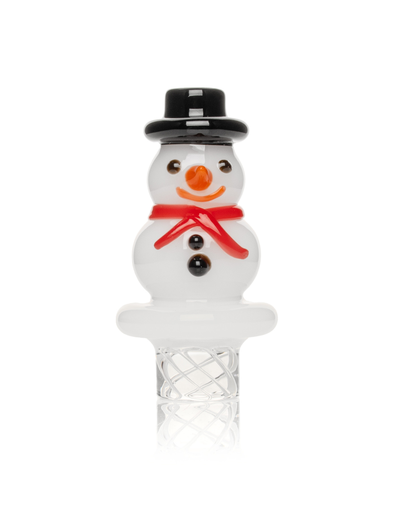 Red Eye Glass Snowman Whirlpool Carb Cap by Red Eye Glass