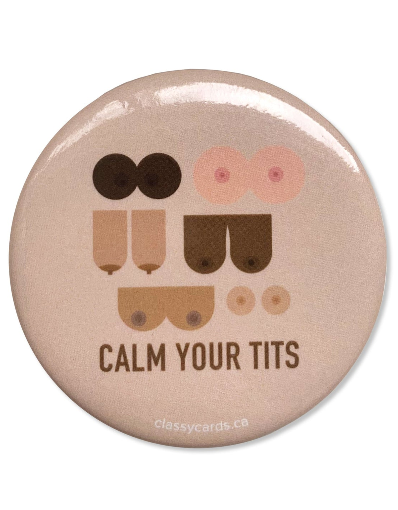 Calm Your Tits Pocket Mirror