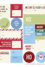 Gift Tag Sticker Sheets - Holiday