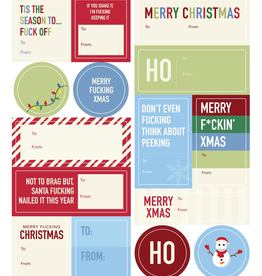 Gift Tag Sticker Sheets - Holiday