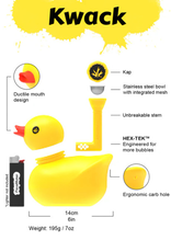 PieceMaker Pride Kwack Silicone Bubbler PieceMaker Pride Kwack Silicone Bubbler