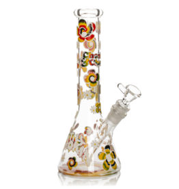 10" Tie Dye Glow-in-the-Dark Bong by Cheech & Chong Glass