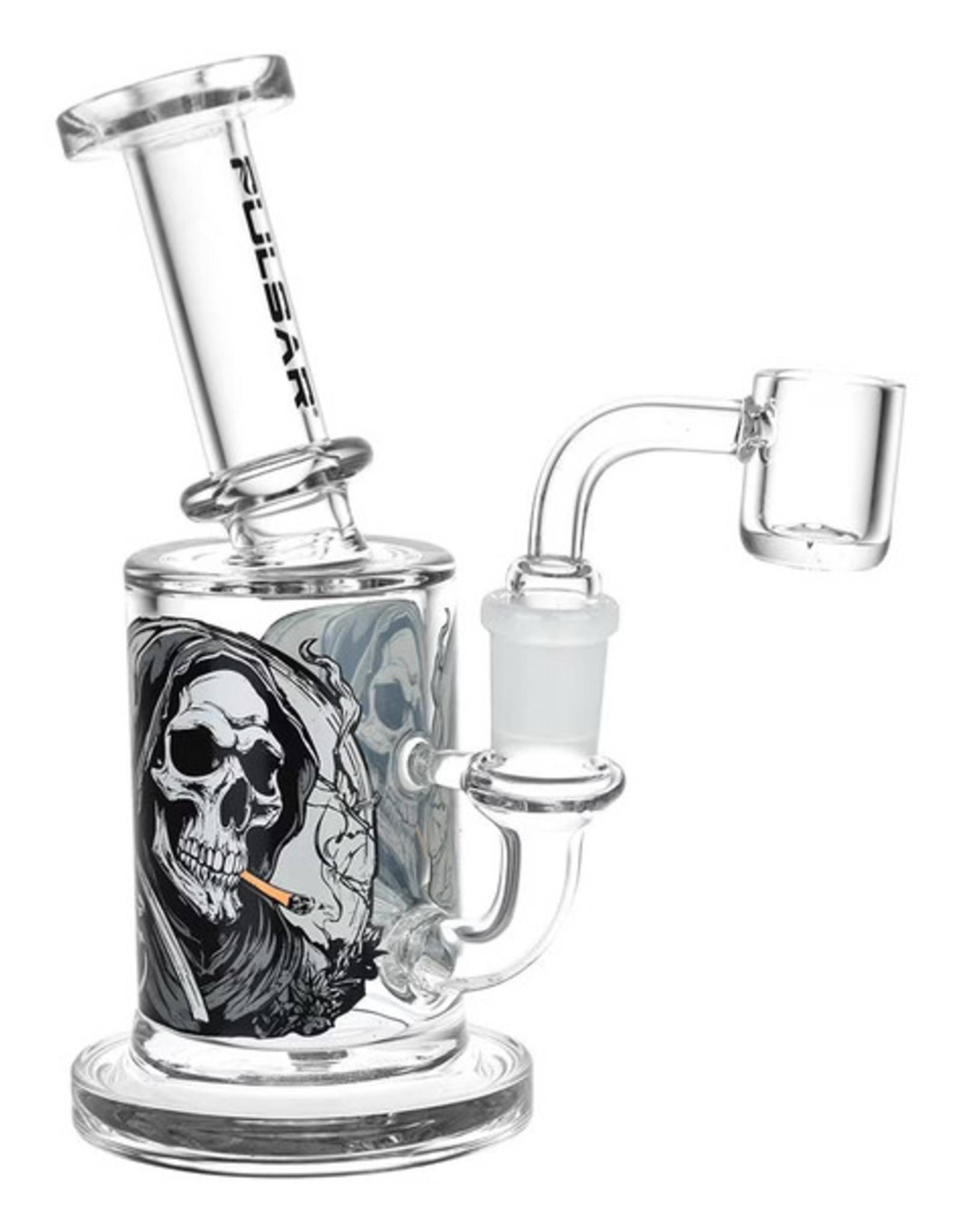 Pulsar 6.25" Smoking With Intent to Reap Rig by Pulsar