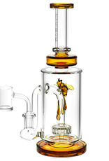 Pulsar 8.75" Amber Honey Bee Mine Drop Down Rig by Pulsar