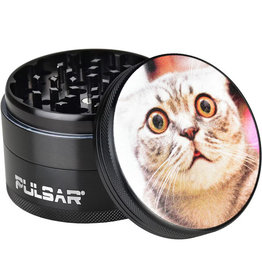 Pulsar Stoned Cat 2.5" 4 Piece Grinder by Pulsar