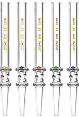 Pulsar 6" Pulsar Quartz Dab Straw w/ Spin Pearl - Assorted Colours