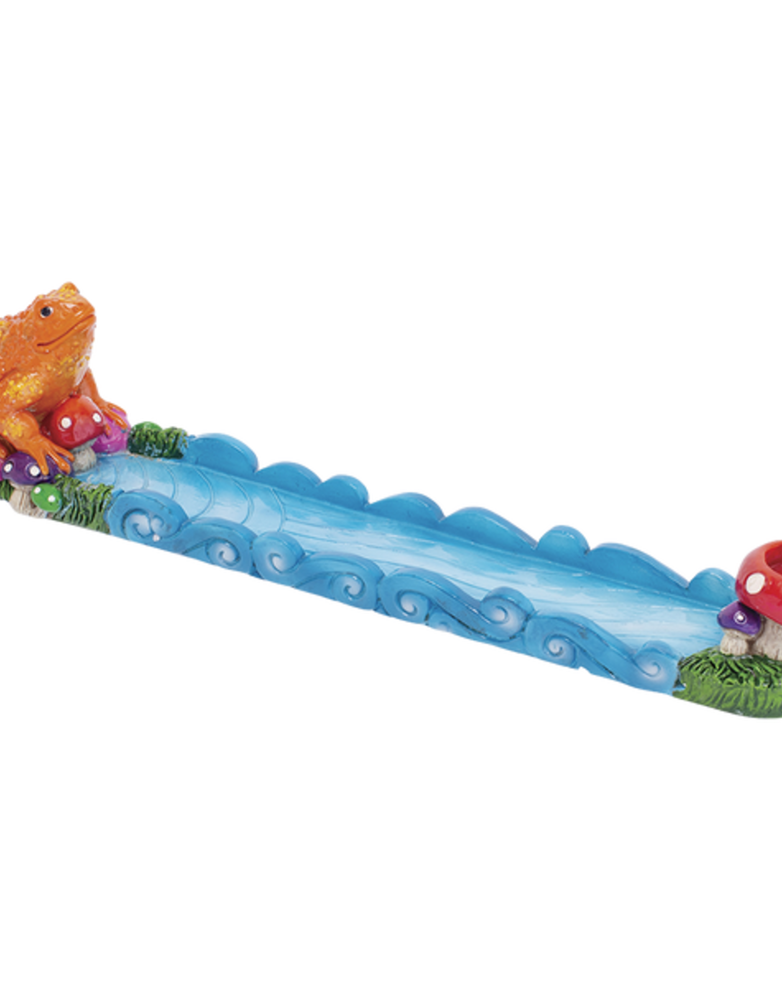 11" Trippin' Golden Frog Incense Burner