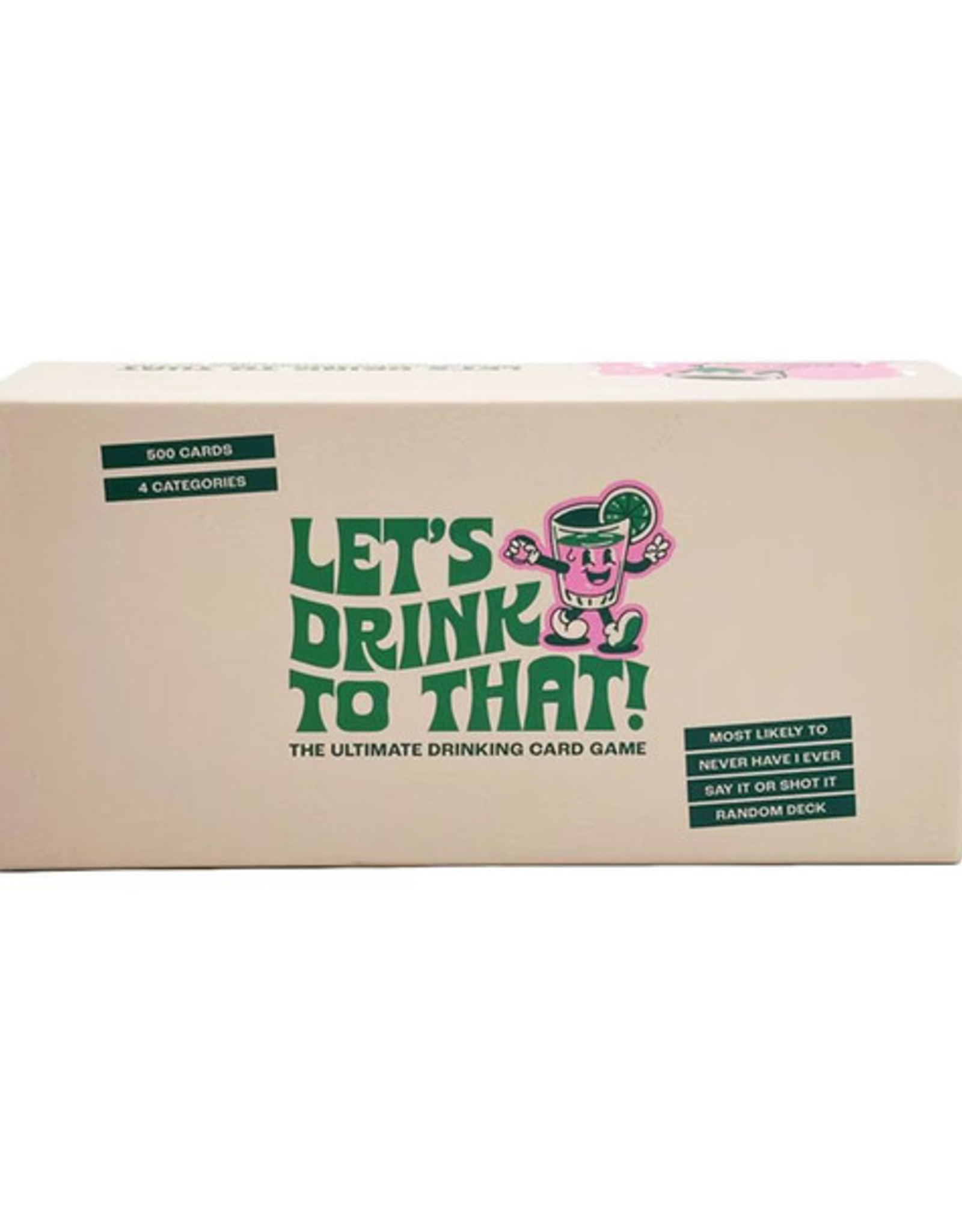 Let's Drink To That The Ultimate Every Occasion Drinking Card Game