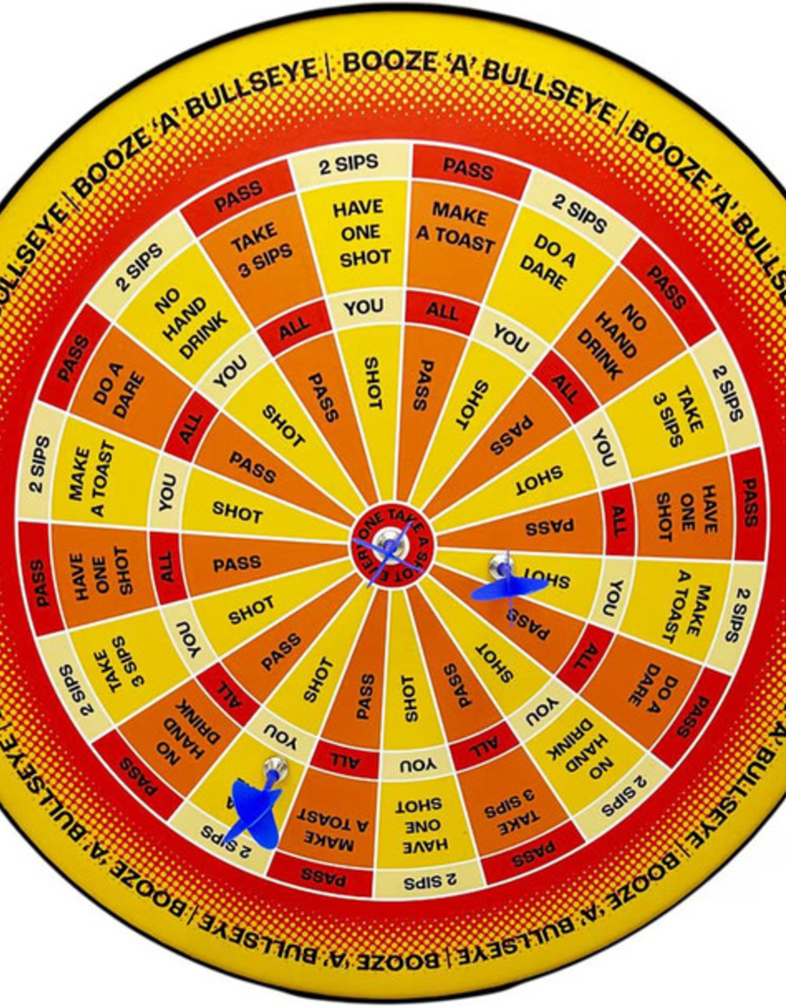 Booze 'A' Bullseye Magnetic Dart Game
