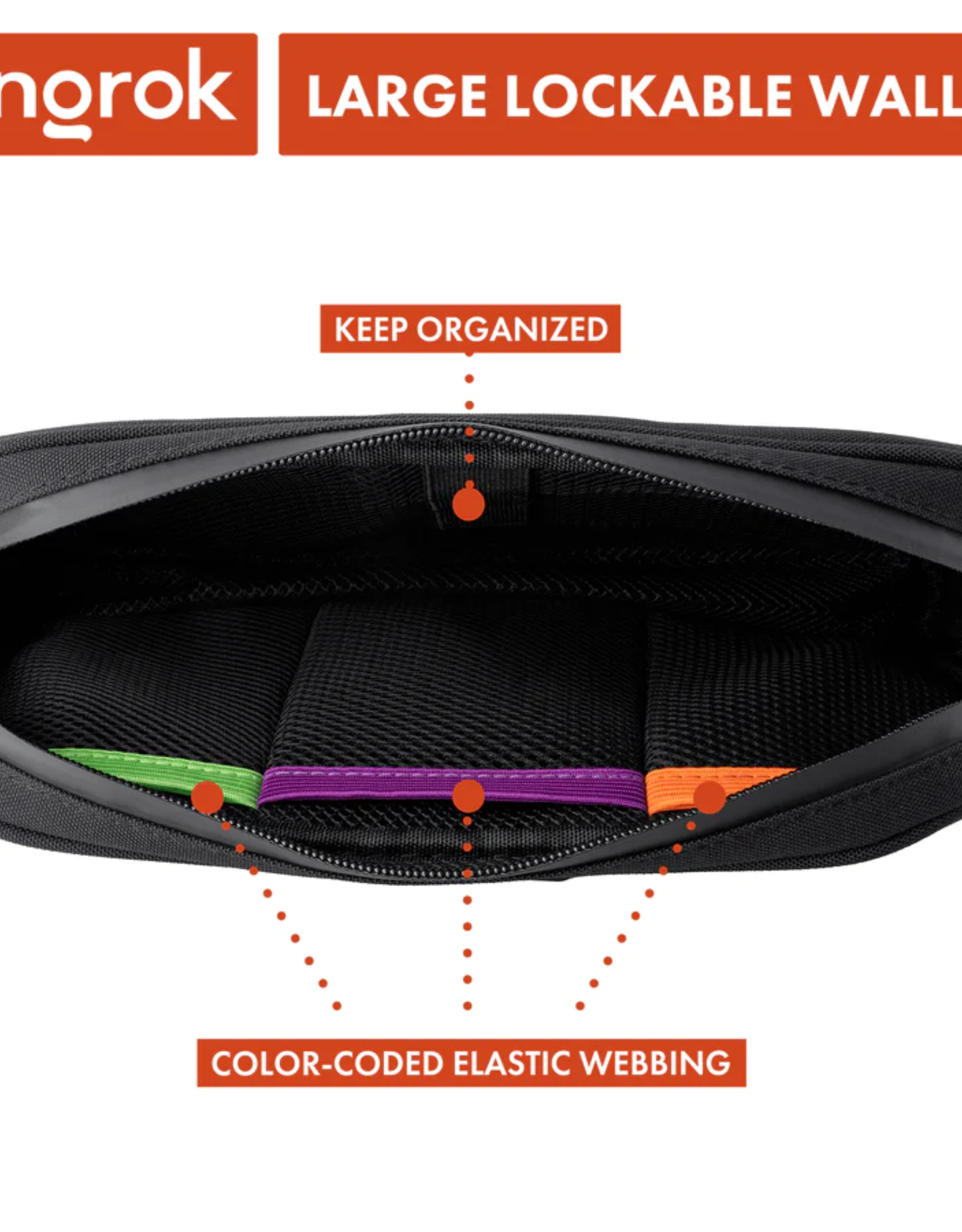 Ongrok Smell Proof Wallet - Black