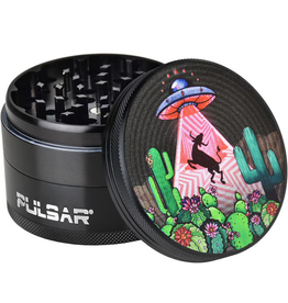 Psychedelic Abduction 2.5" 4 Piece Grinder by Pulsar