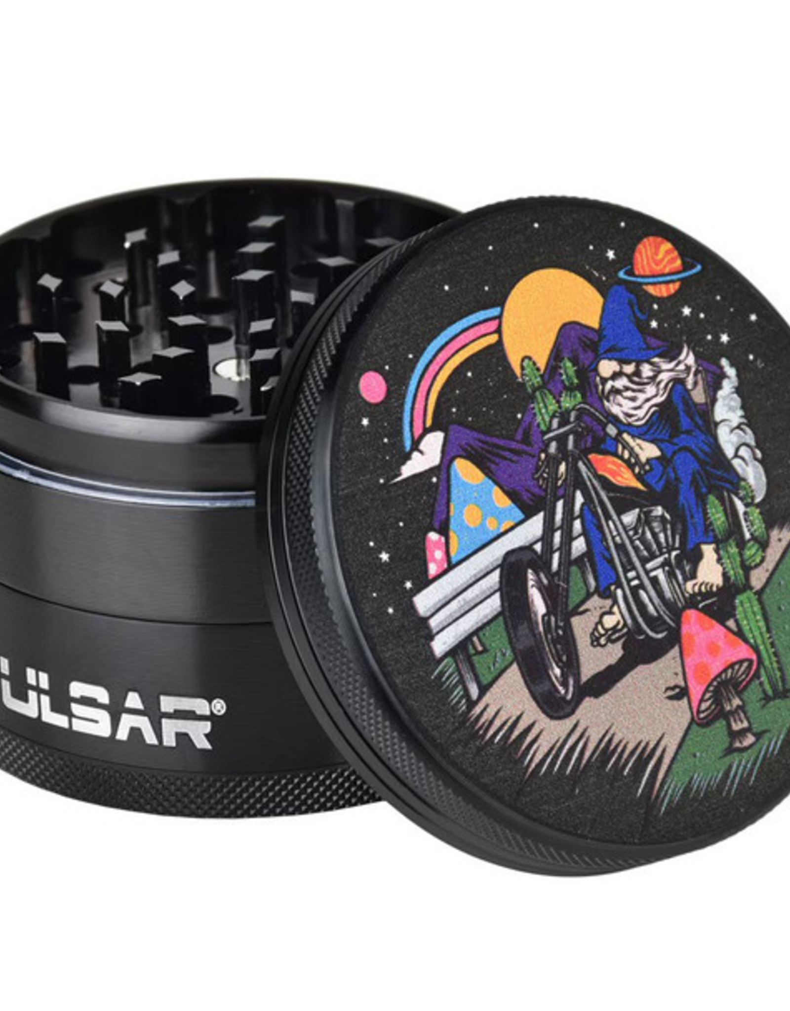 Pulsar Trippy Trip 2.5" 4 Piece Grinder by Pulsar