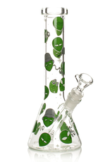 Red Eye Glass 10" Alien Glow-in-the-Dark Beaker by Red Eye Glass Red Eye Glass 10" Alien Glow-in-the-Dark Beaker by Red Eye Glass