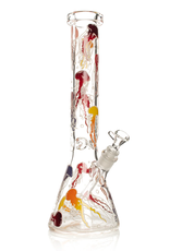 15" 7mm Thick Jellyfish Glow-in-the-Dark Beaker by Red Eye Glass
