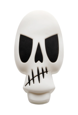 3.25" White Skull Silicone Hand Pipe