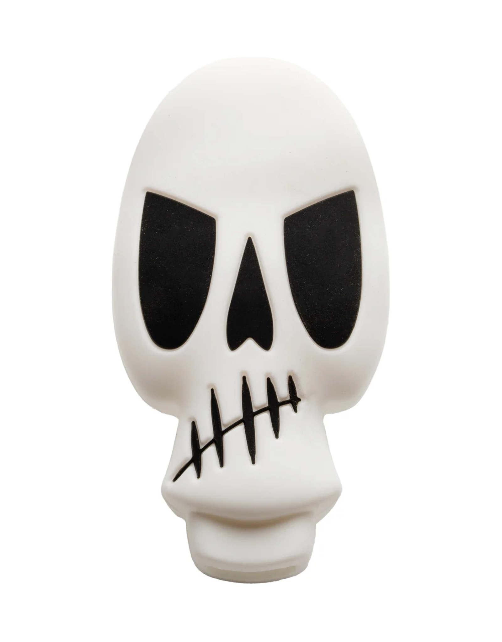 3.25" White Skull Silicone Hand Pipe